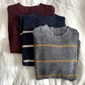 Lot of 3 American Eagle Jegging Fit Oversized Sweaters